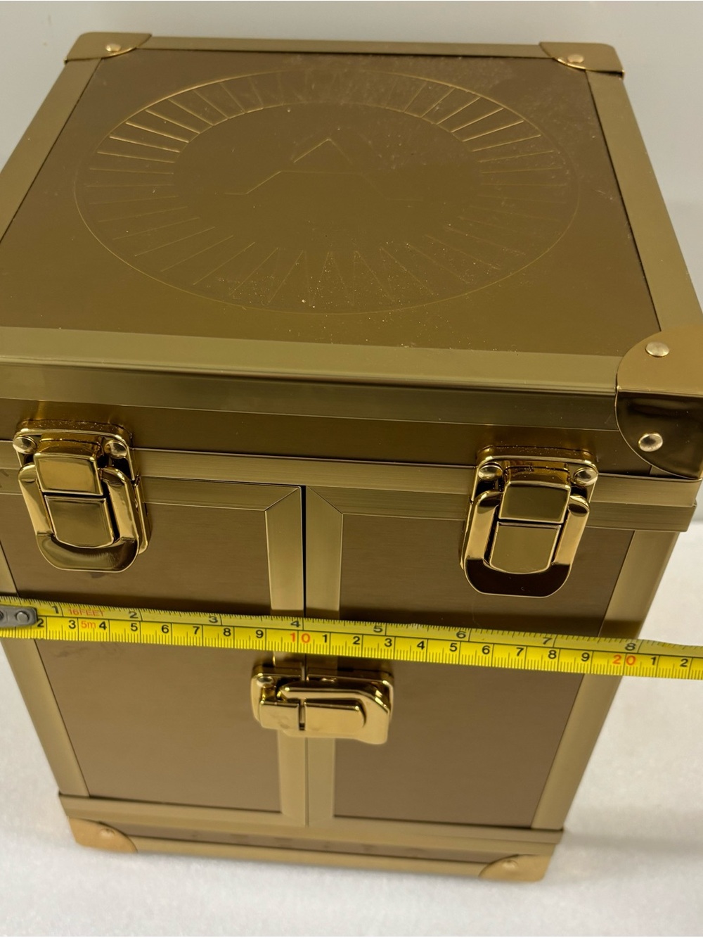Rare ~Azzaro Forever Wanted Elixir Case ONLY ~Luxe Gold Finish - Picture 9 of 9